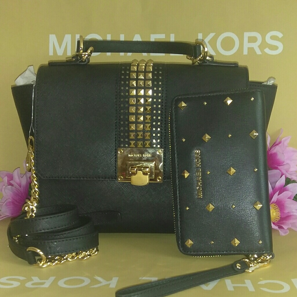 NWT Michael kors purse bag crossbody w/ wallet set